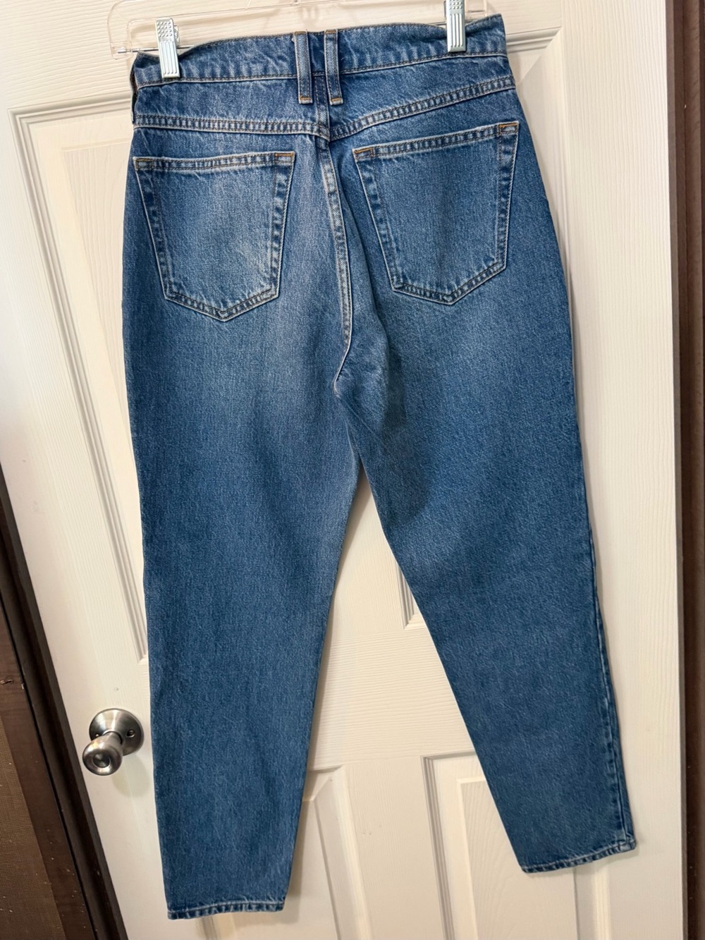 Frame Le High “N” Tight Taper Relaxed Thigh High Waisted Medium Wash Jeans Sz 26 - Picture 10 of 13